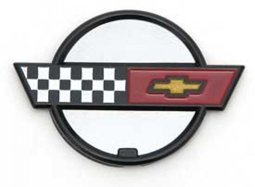 Corvette Valve Cover Emblem, 1985-1990