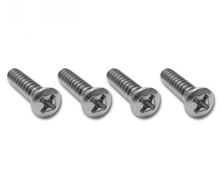 Redline Restomotive® 1963-1967 Chevrolet Corvette 4 Piece Seat Bumper Screw Set