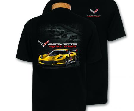 Black Corvette C7R Racing T-Shirt | Medium