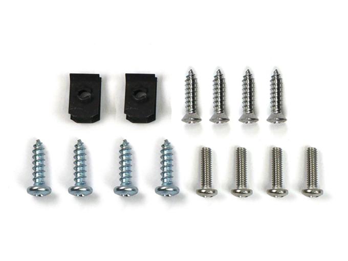 1969-1976 Windshield Header Corner Mouldings Screws