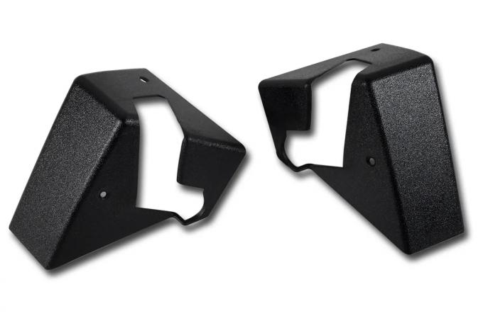 Corvette Top Storage Bracket Covers, Black, 1989-1996