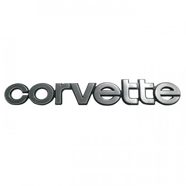 Corvette Rear Bumper Emblem, 1980-1982 | Motor City Vettes