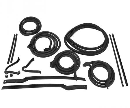 Corvette Weatherstrip Kit, Body Convertible 17 Piece, USA, 1963-1967