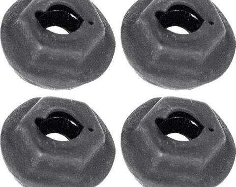 Redline Restomotive® 1964-1996 Chevrolet Corvette Emblem Nuts, 3/16" Stud Size with Sealer