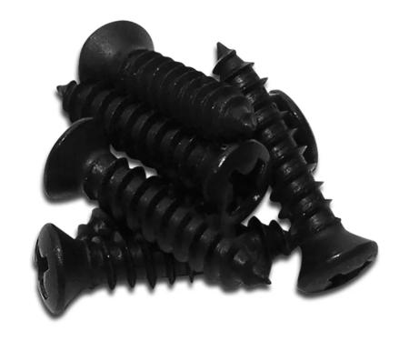 Redline Restomotive® 1984-1996 Chevrolet Corvette 6 Piece Windshield Pillar Post Screw Set