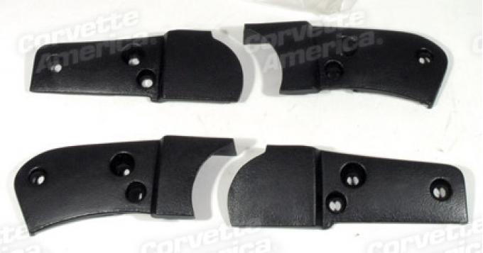 CA 1978-1982 Chevrolet Corvette Seat Hinge Covers 4 Piece Set