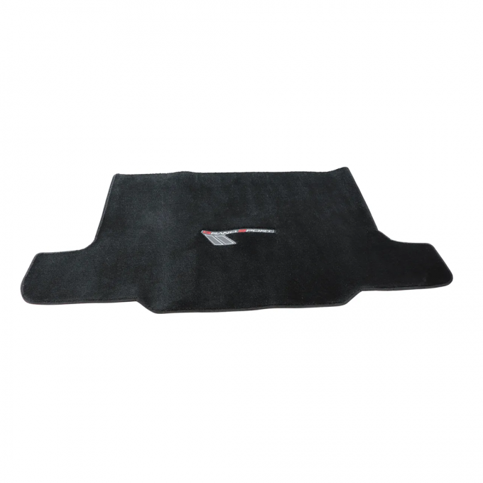 Corvette Cargo Mat Grand Sport Ebony with Logo, 2010-2011