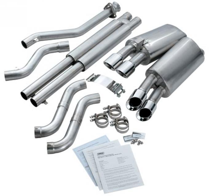 Corvette Corsa Power Pulse Exhaust, LT1/LT4 with Pro Tips, 1996