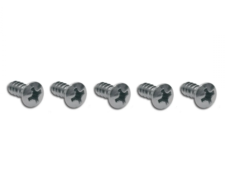 Corvette Door Panel Clip Screws, 10 Piece Set, 1965-1967