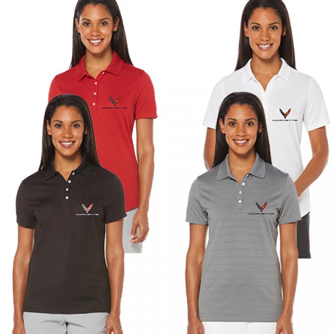 Ladies Next Generation Corvette Callaway Dry Core Polo