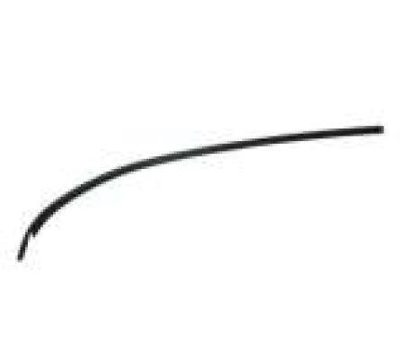 Corvette T-Top Front Molding, Right, Black, 1979-1982