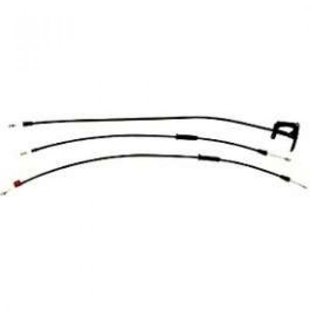 Corvette Convertible Top Latch Release Cable, 1989-1992