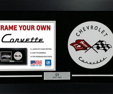 Corvette Frame Your Own with C1-C7 Logo Frame