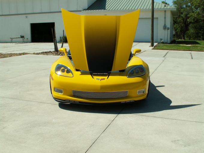 American Car Craft 2005-2013 Chevrolet Corvette Hood Graphic Fade Large Z06 042031