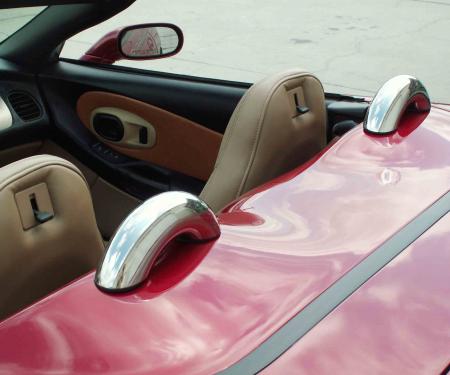 American Car Craft Faux Roll Bars Polished Convertible Stainless 2pc 031006