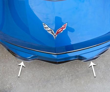 American Car Craft 2014-2019 Chevrolet Corvette Lip Spoiler Polished Plain 052057