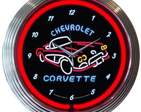 Neonetics Neon Clocks, Corvette C1 Neon Clock