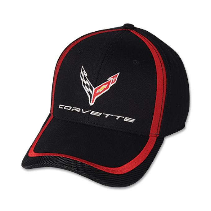 Next Generation Corvette Red Stripe Accent Cap