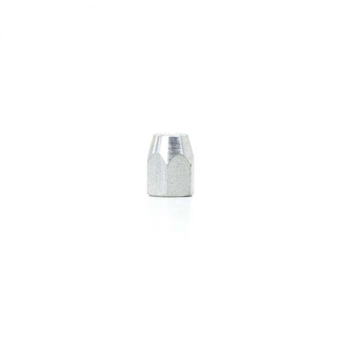 Right Stuff 3/16" Tube W/10 X 1 Thread, 12.7mm Hex, Double Flare, Female Silver Tube Nut MSP18