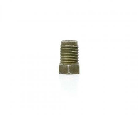 Right Stuff 1/4" Tube W/12x1 Thread, 7/16" Hex, Bubble Flare, Metric Olive Fitting MSP7