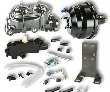 Right Stuff Black Booster & Master Cylinder Combination Kit, Bottom Mounted Valve Disc/Drum B85311871B