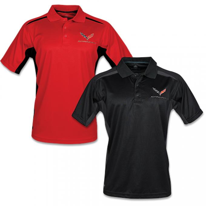 C7 corvette shop polo shirt