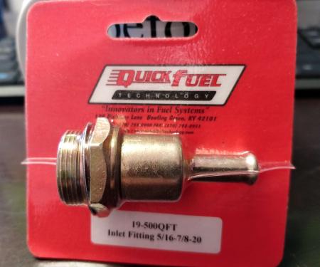 Quick Fuel Technology 7/8-20 Fuel Inlet 5/16" Barb 19-500QFT