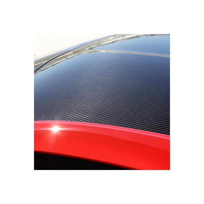 Corvette Stingray Roof Panel, Carbon Fiber, Torch Red Trim, 2014-2017