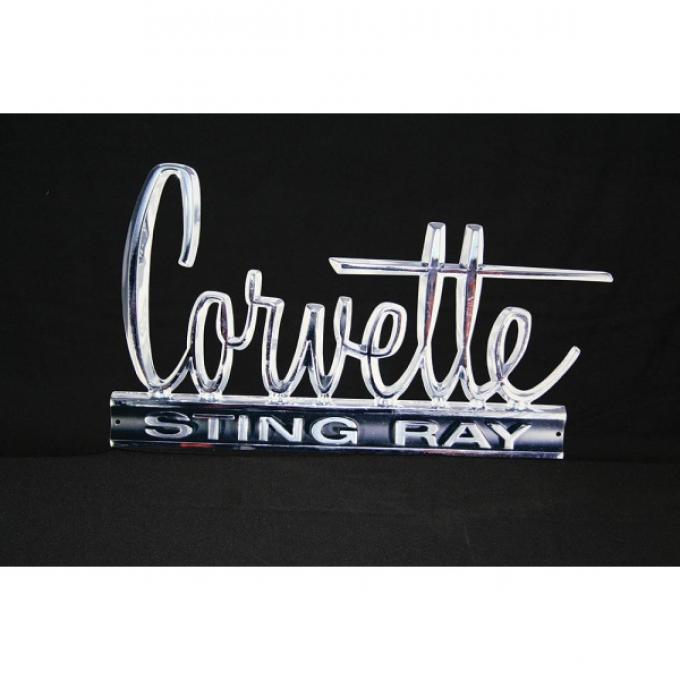 Corvette Metal Sign, Stingray, 1966-1967