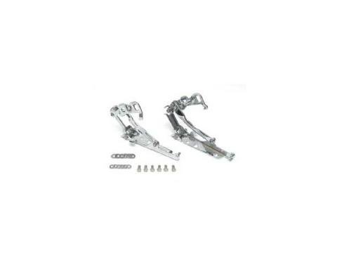 Corvette Trunk Hinges, Convertible, Chrome, 2005-2013