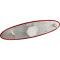 Corvette Side Marker Lights, Rear, Red, Diamond Cut, 1997-2004