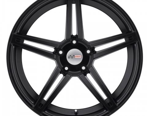 Corvette Wheel, Cray Brickyard, 19x9.5, Matte Black, 2014-2017