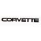 Corvette C4 Painted Rear Bumper Emblem, 1984-1990