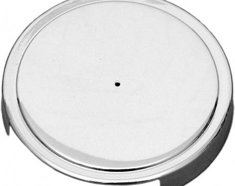 Corvette Windshield Washer Reservoir Cap Cover, Chrome, 1975-2013