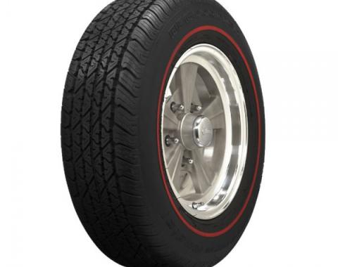 Corvette Tire, P215/70R15, Radial, Red Line, 1968-1969