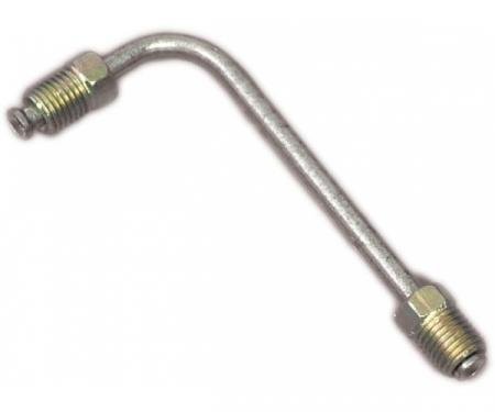 Corvette Brake Line, Left, Front, Block To Hose, Steel, 1963-1968