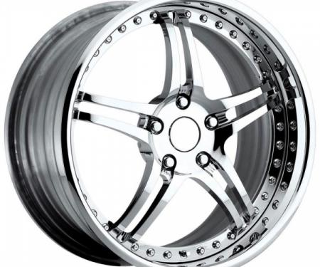 Corvette Forged Wheel Set, 19"/20", Chrome, 2005-2013