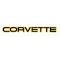 Corvette C4 Painted Rear Bumper Emblem, 1984-1990