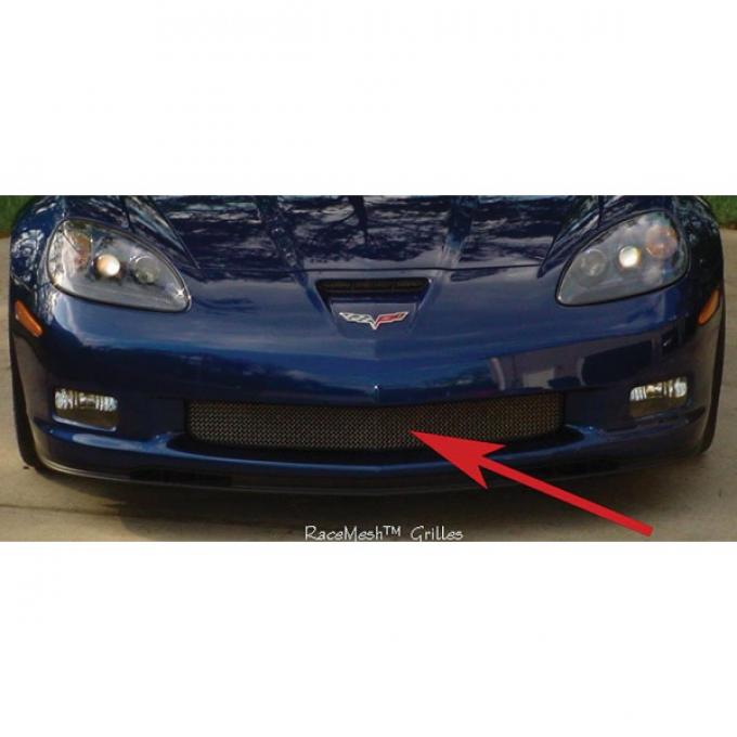 Corvette C6 Grand Sport Custom RaceMesh® Front Lower Valance Grille, 2010-2013