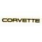 Corvette C4 Painted Rear Bumper Emblem, 1984-1990