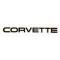 Corvette C4 Painted Rear Bumper Emblem, 1984-1990