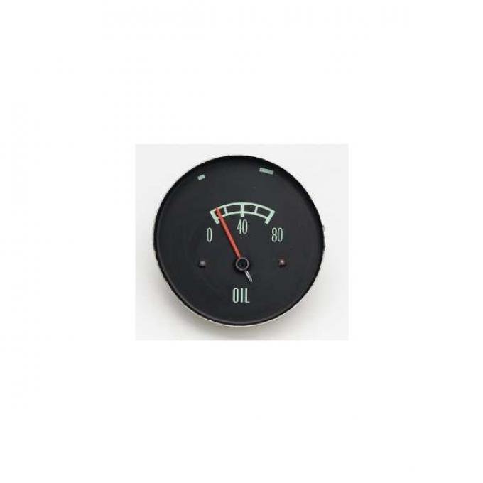 Corvette 80 PSI Oil Pressure Gauge, 1965-1967