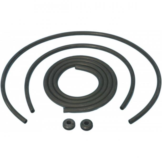 Corvette Windshield Washer Hose Kit, With Air Conditioning,1968