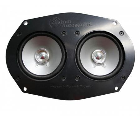 Custom Autosound Dual Custom Stereo Speaker, 60 Watt, Without Air Conditioning, Kenwood| KNW-1006 Corvette 1958-1967