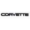 Corvette C4 Painted Rear Bumper Emblem, 1984-1990