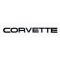 Corvette C4 Painted Rear Bumper Emblem, 1984-1990