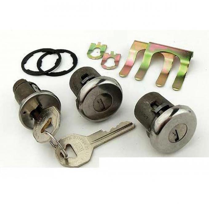 Max Performance Ignition & Door Lock Kit With Original Keys, Concours Correct| PY216AV Corvette 1965