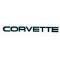 Corvette C4 Painted Rear Bumper Emblem, 1984-1990