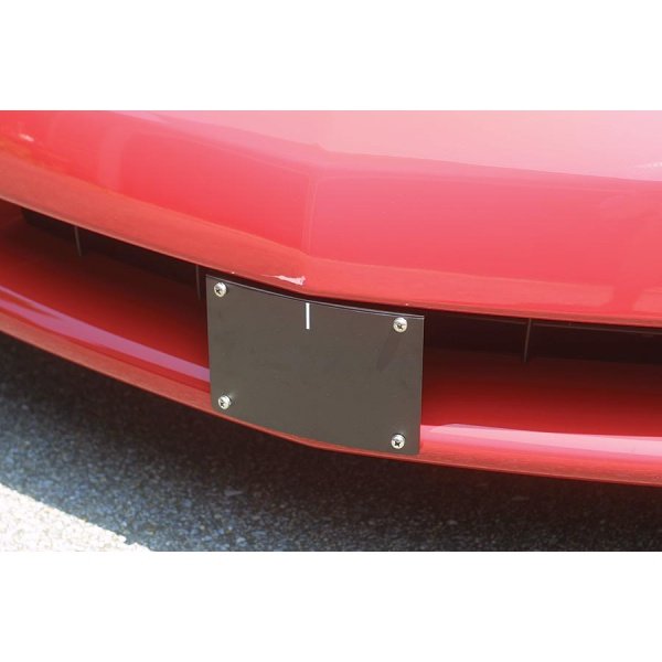 2008 corvette front license plate bracket