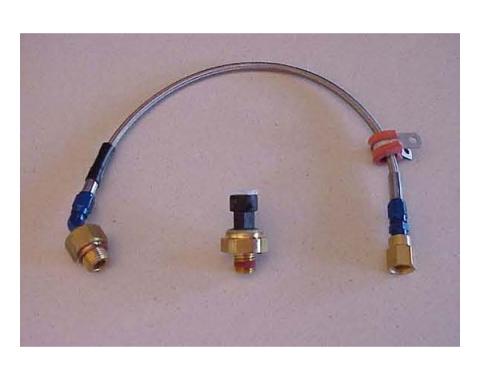 Corvette Oil Pressure Hose Kit, With Pressure Switch, 1997-2004